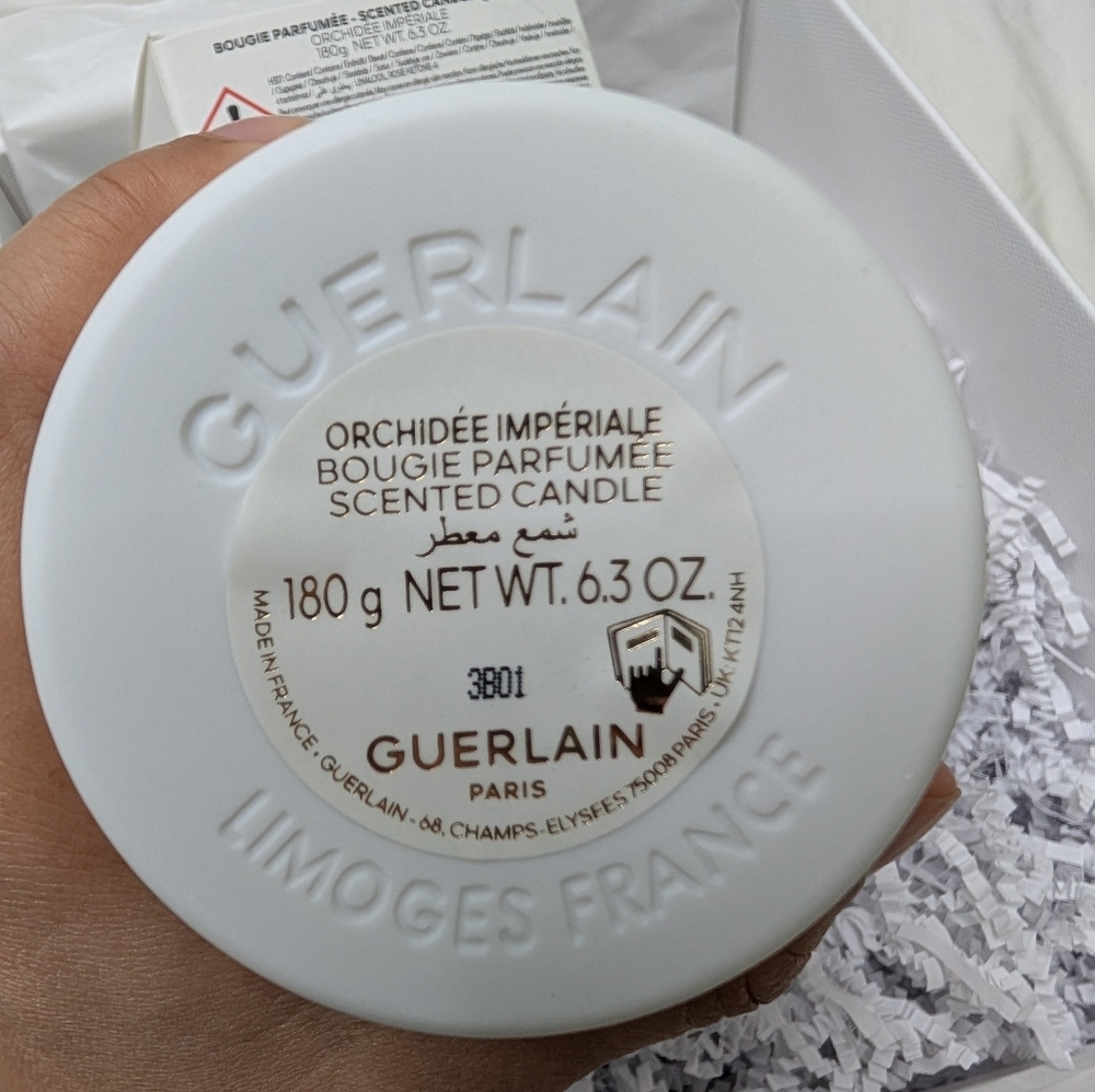 Guerlain Paris Bougie Parfumee Scented Candle Orchidee Imperiale - Picture 4 of 6